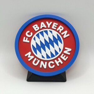 FC Bayern Munich Soccer Team Coasters | Set of 4 | Soccer Fans Gifts and Decor